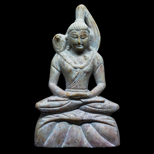 Lord Shiva idol - The First Yogi - Hindu God lord Shiva - rudra statue - Yoga figurine - Meditation room art - Buddhist art