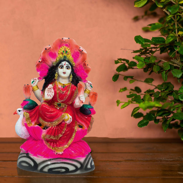 MAA MANASA MURTI -  - Indian Hindu Bengali Snake goddess Maa Manasa Statue- Fertility Goddess - by mollisarts